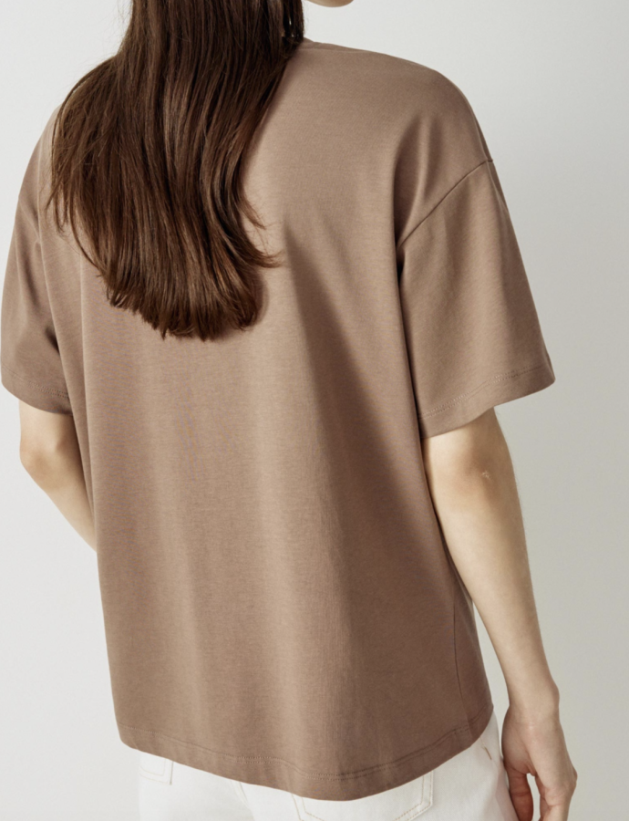 SL6808010217 Շապիկ կիսաթև  KATE OVERSIZE FIT